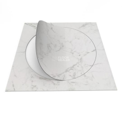 Forbo Allura Material 63550DR7 white marble circle фото 2 | FLOORDEALER